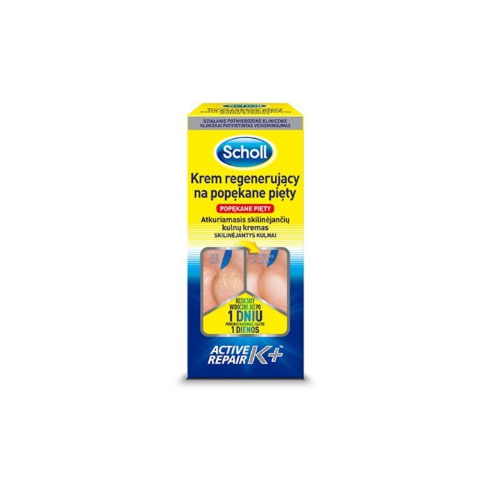 Scholl, krem regenerujący na popękane pięty, 120 ml main product photo