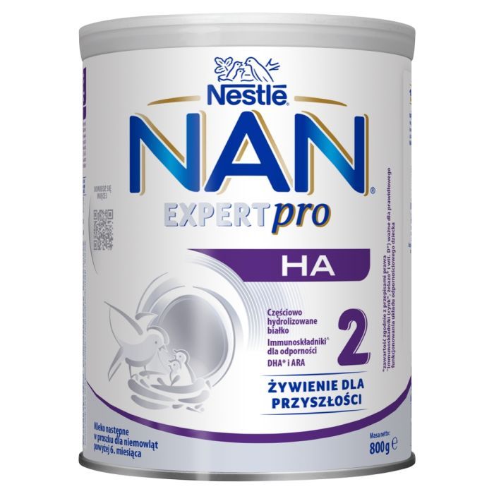 Nestle Nan Expertpro HA 2, mleko następne, po 6 miesiącu, 800 g main product photo