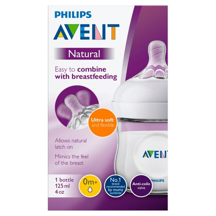 Avent Natural, butelka,BPA Free,SCF030/17, 125 ml,1 szt main product photo