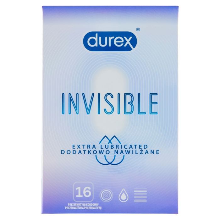 Durex Invisible, prezer, dodatkowo nawilzana, 16 szt main product photo