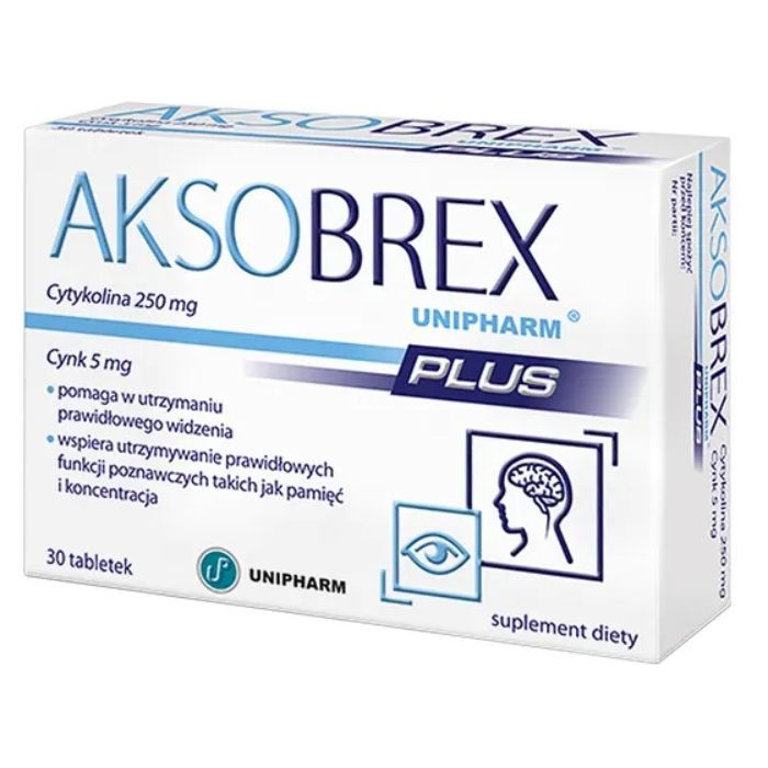 Aksobrex Unipharm Plus, tabl., 30 szt main product photo