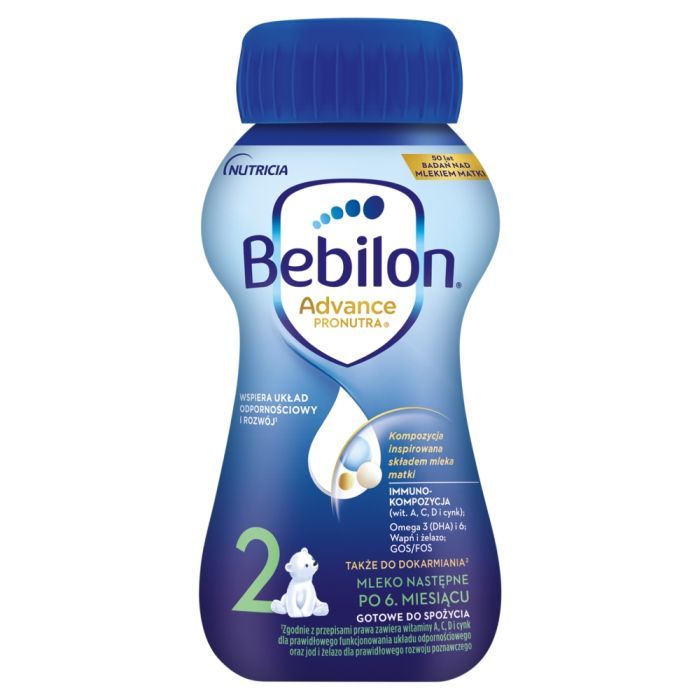 Bebilon 2 Advance Pronutra, mleko następne po 6. miesiącu, 200 ml main product photo