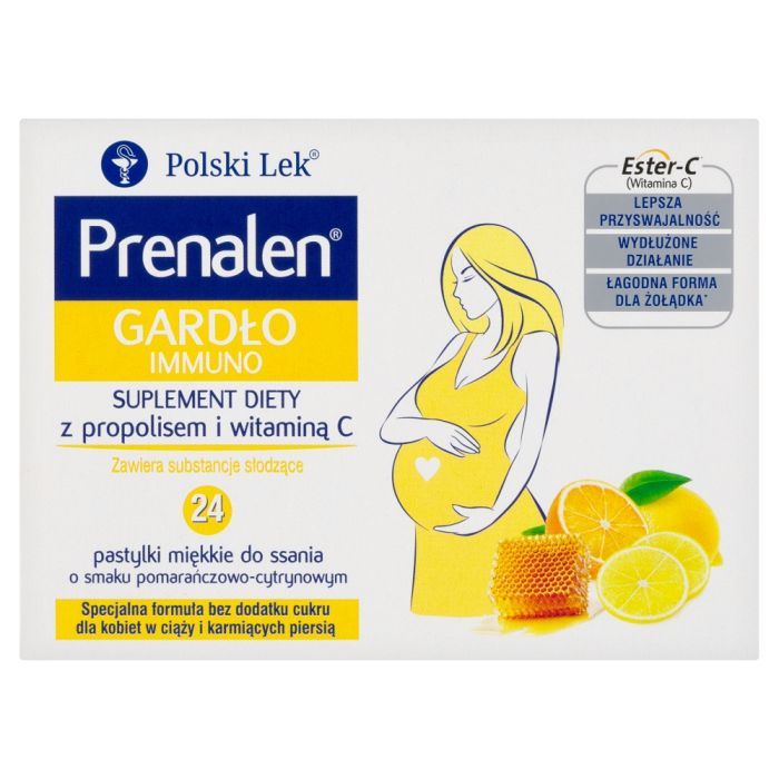 Prenalen Gardło Immuno, pastylki miękkie do ssania, 24 szt. main product photo