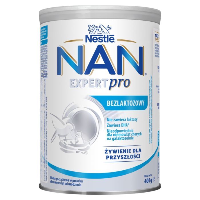 Mleko NAN Expertpro bezlaktozowy proszek, od urodzenia, 400 g main product photo