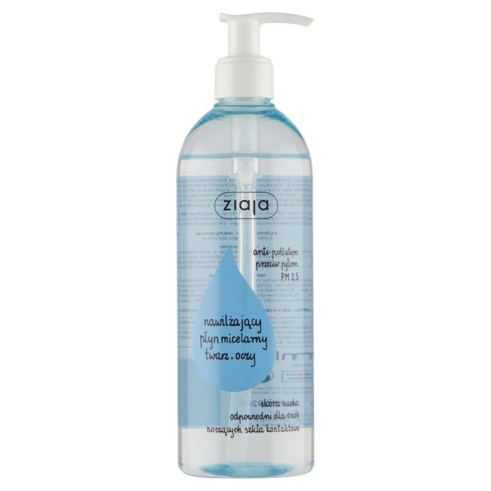 Ziaja Anti-Pollution, plyn, micel.,nawilz.,sk.sucha, 390 ml main product photo
