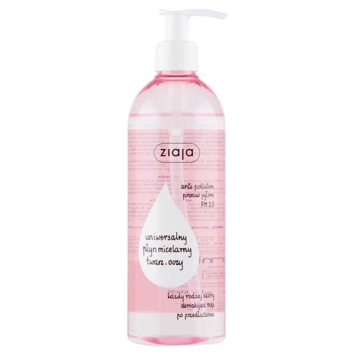 Ziaja Anti-Pollution, plyn, micel.,uniw.,k.rodz.sk.,390 ml main product photo