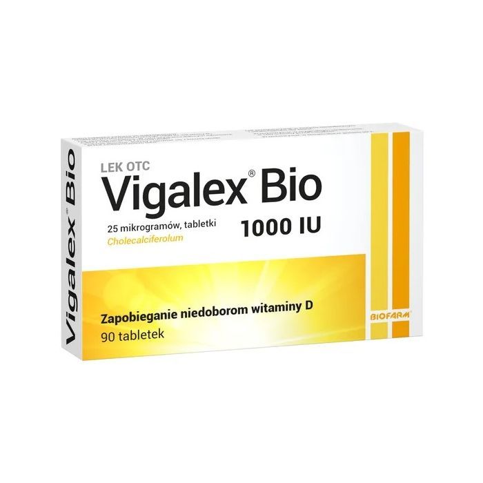 Vigalex Bio, 1000 IU, tabletki, 90 szt. main product photo