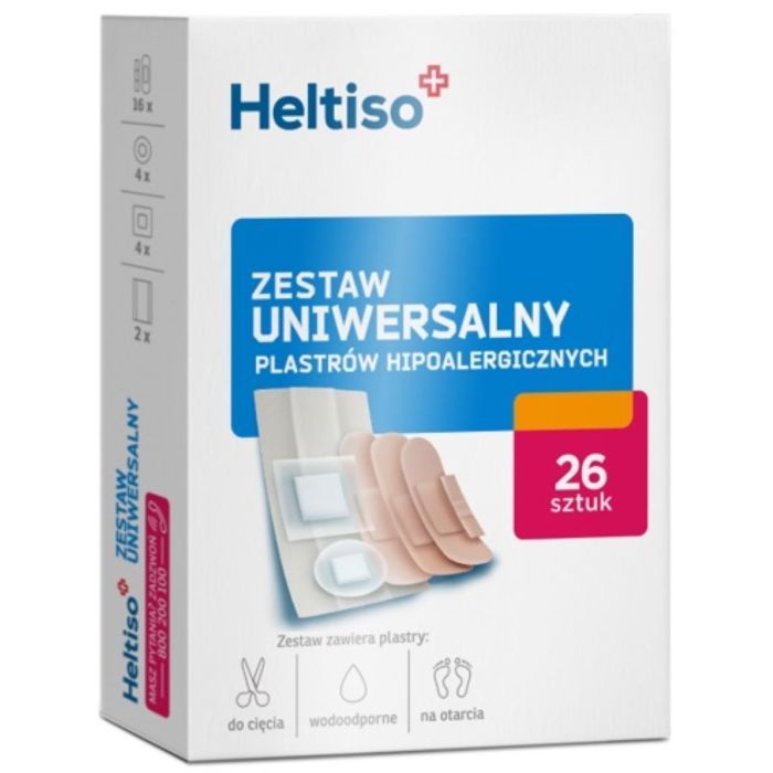 Heltiso zestaw uniwersalny plastrów hipoalergicznych main product photo
