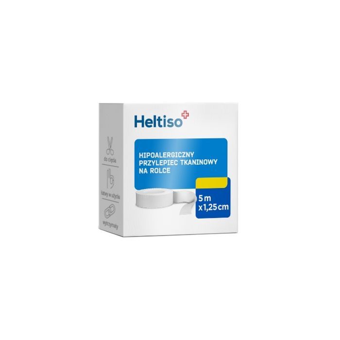 Heltiso przylepiec tkaninowy 5m x 1,25cm main product photo