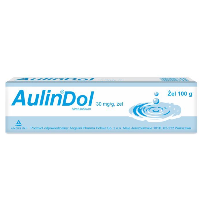 AulinDol, 30 mg/g, żel, 100 g, tuba main product photo