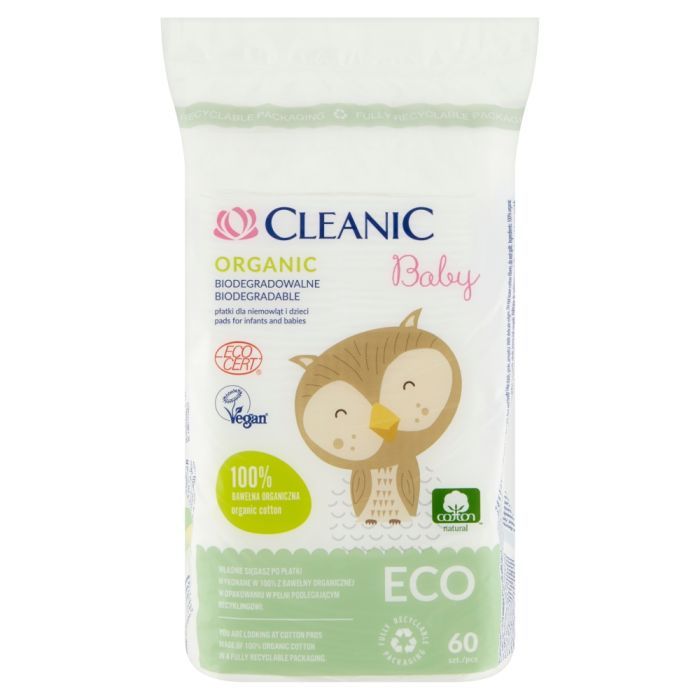 Cleanic Eco Baby, płatki dla niemowląt i dzieci, 60 szt. main product photo