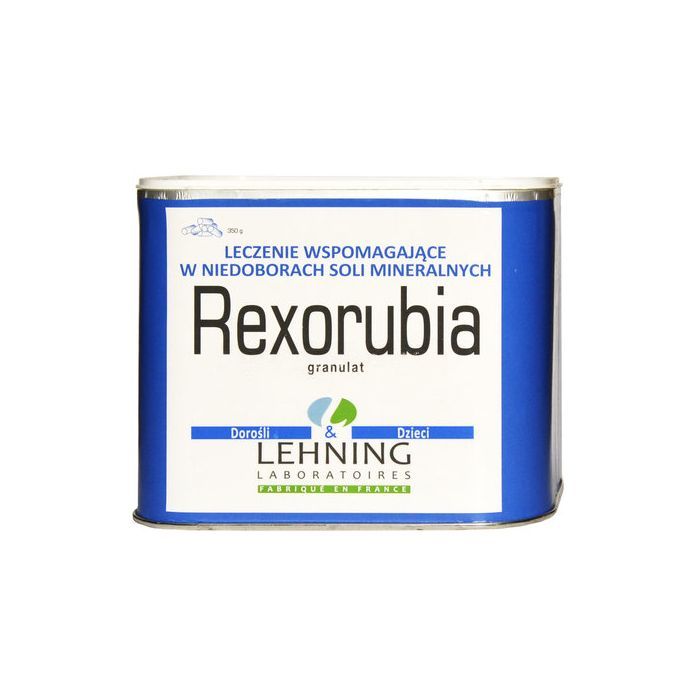 Lehning Rexorubia, leczenie wspomagające w niedoborach soli mineralnych (granulat), 350 g main product photo