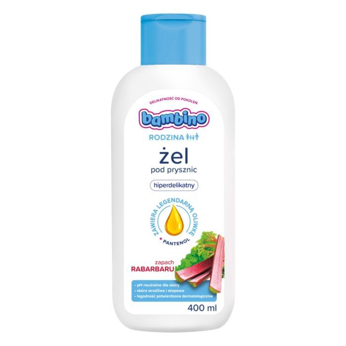 Bambino Rodzina, żel pod prysznic o zapachu rabarbaru, 400 ml main product photo