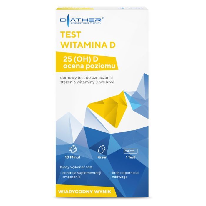 Test Witamina D, do oznaczenia stężenia witaminy D we krwi, 1 szt. main product photo
