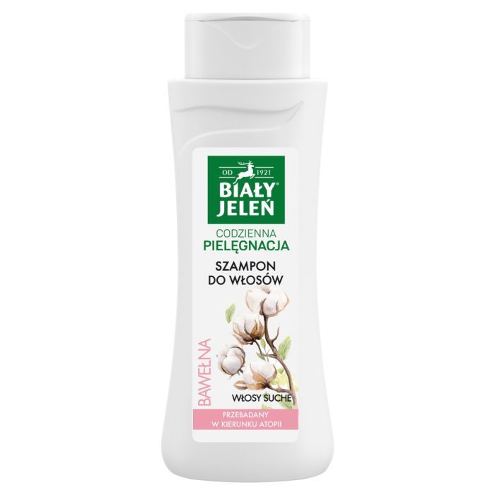 Bialy Jelen, szamp.,z bawelna,wlosy suche, 300 ml main product photo