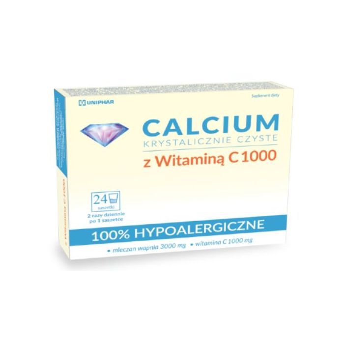 Calcium Krystalicznie Czyste z Witamina C1000,prosz.,24sasz. main product photo