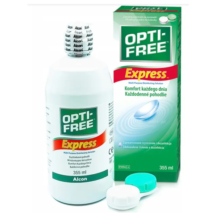 Opti-Free Express, płyn do soczewek, 355 ml main product photo