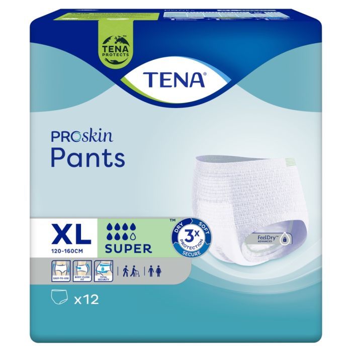 Tena Pants ProSkin Super, majtki chłonne, rozmiar XL, 12 szt. main product photo