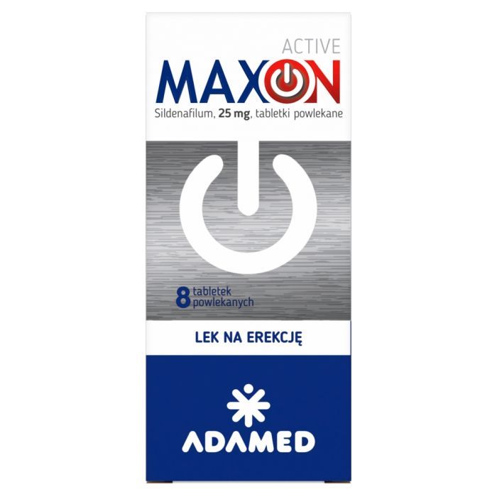 Maxon Active, 25 mg, tabletki powlekane, 8 szt. main product photo