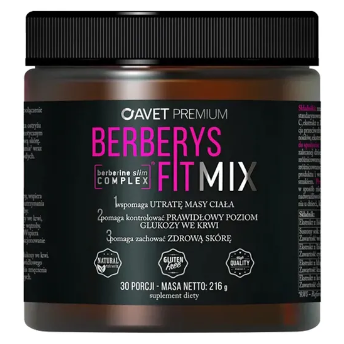 Berberys Fit Mix Avet Premium, proszek, 216 g main product photo
