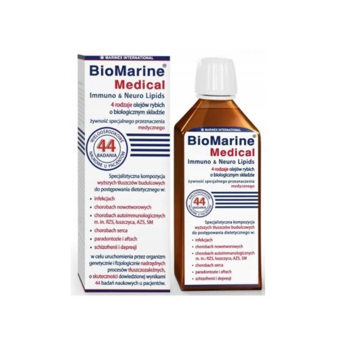 BioMarine Medical Immuno & Neuro Lipids, olej, 200 ml main product photo