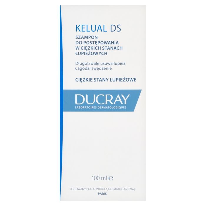 Ducray Kelual DS, szampon do postępowania w ciężkich stanach łupieżowych, 100 ml main product photo