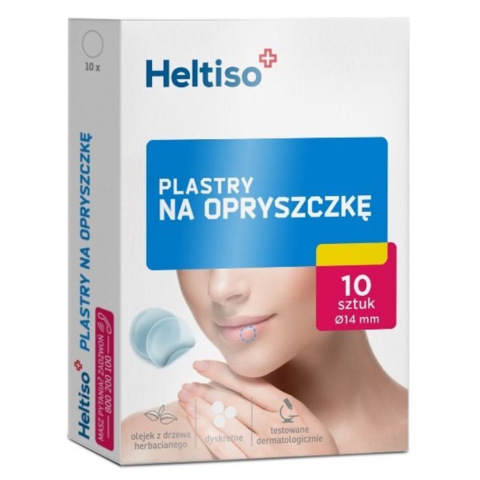 Heltiso plastry na opryszczkę, 10 sztuk main product photo