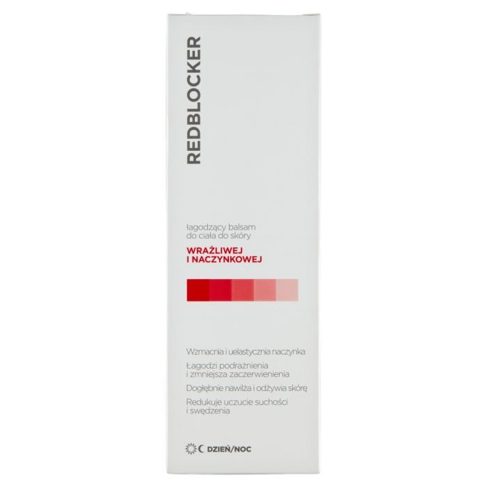RedBlocker, łagodzący balsam do ciała do skóry wrażliwej i naczynkowej na dzień i na noc, 180 ml main product photo