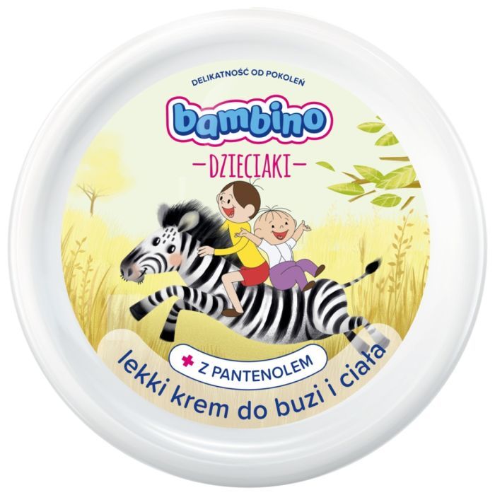 Bambino Dzieciaki, krem,d/buzi,ciala Bolek Lolek,zebra,250ml main product photo
