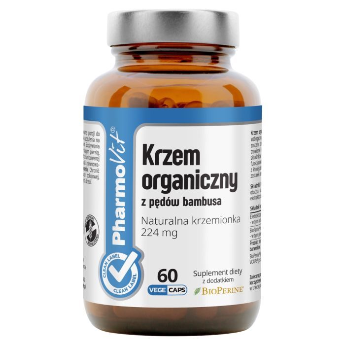 Pharmovit Krzem organiczny z pedow bambusa,kaps.,60 szt main product photo