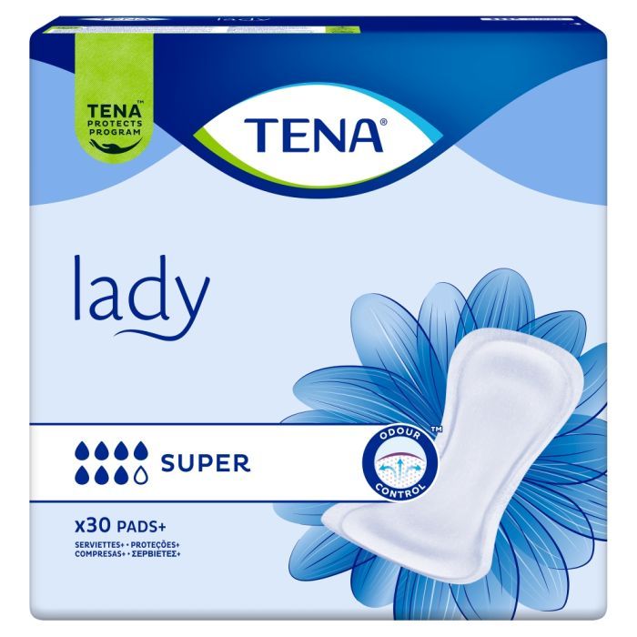 TENA Lady Super, specjalistyczne podpaski, 30 szt. main product photo