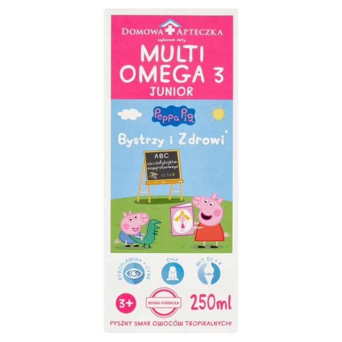 MultiOmega 3 Junior, płyn, 250 ml main product photo