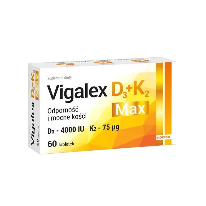 Vigalex D3+K2 Max, tabletki, 60 szt. main product photo