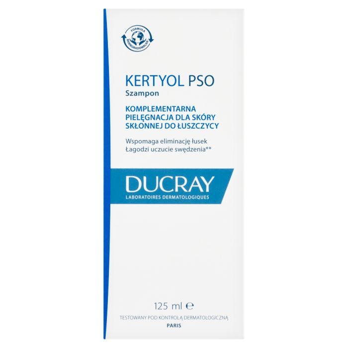 Ducray Kertyol PSO, szampon dla skóry skłonnej do łuszczycy, 125 ml main product photo