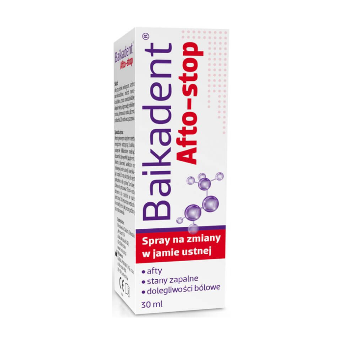 Baikadent Afto-stop, spray, 30 ml main product photo