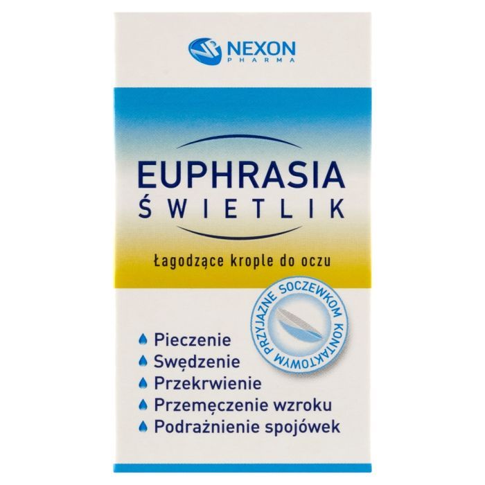 Euphrasia Świetlik, krople do oczu, łagodzące, 10ml main product photo