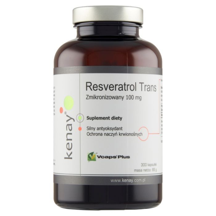Resveratrol Trans 100 mg, kaps.,300 szt main product photo