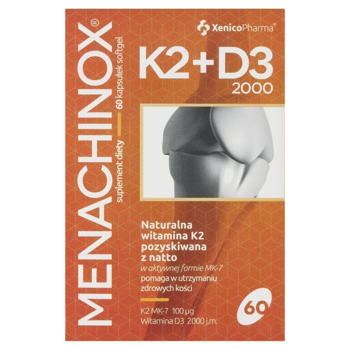 Menachinox K2 + D3 2000, kapsułki miękkie, 60 szt. main product photo