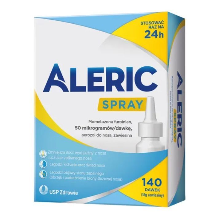 Aleric Spray 140 dawek, spray do nosa, na katar alergiczny u dorosłych main product photo