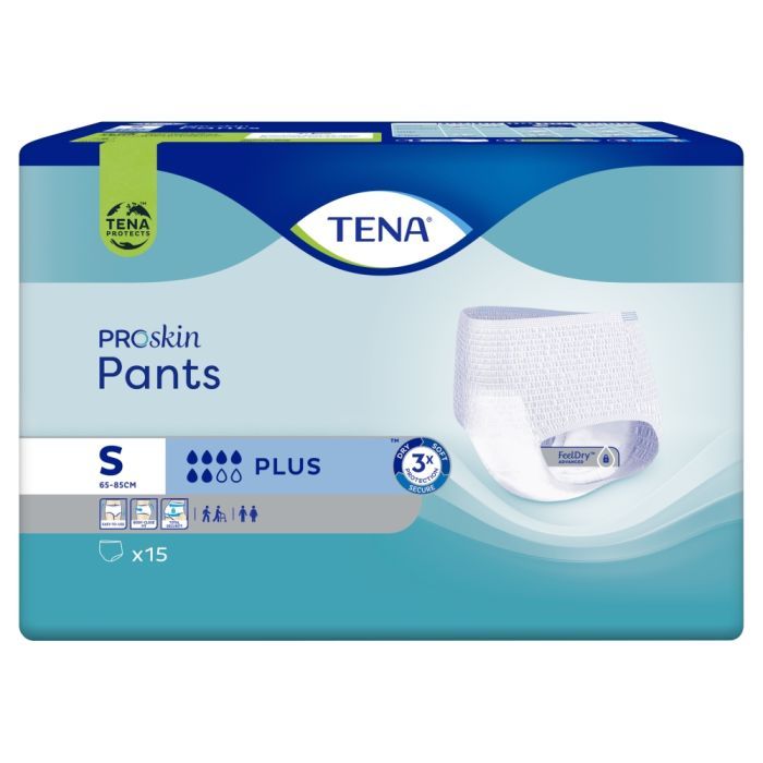 Tena Pants ProSkin Plus, majtki chłonne, rozmiar S, 15 szt. main product photo