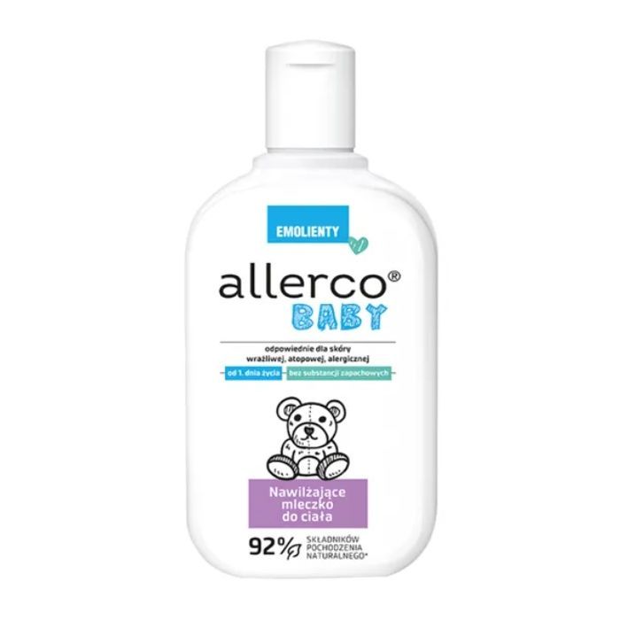Allerco Baby Emolienty, mlecz., nawilz.,do ciala, 250 ml main product photo