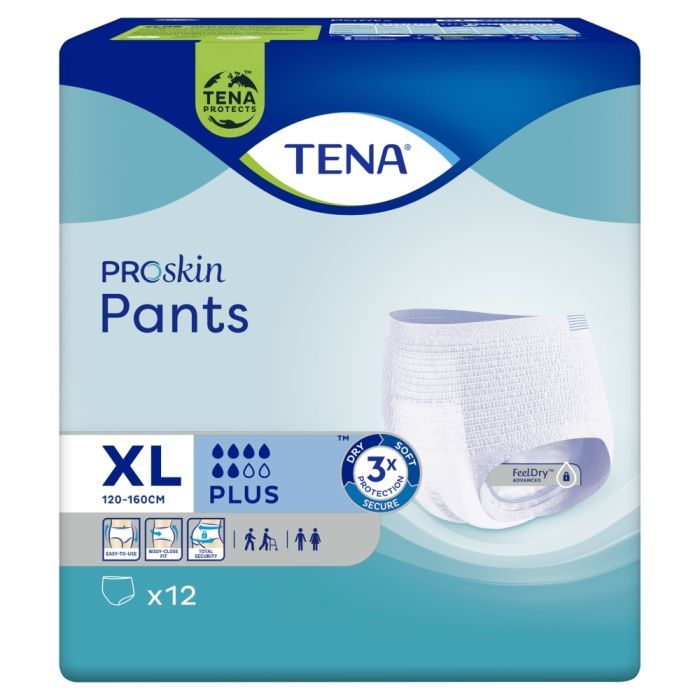 Tena Pants ProSkin Plus, majtki chłonne, rozmiar XL, 12 szt. main product photo