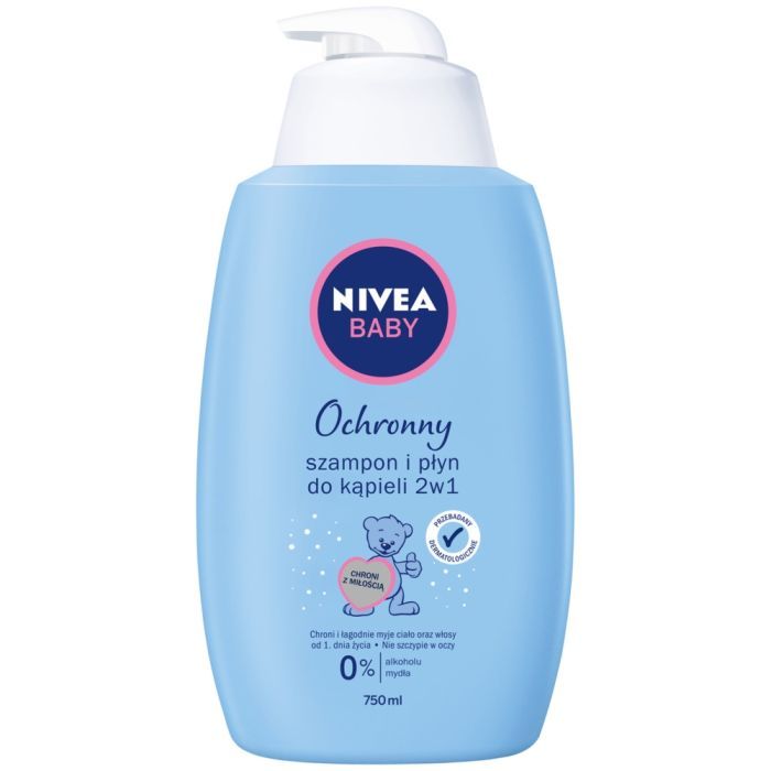 Nivea Baby, szamp.i plyn,do kapieli, 2w1, 750 ml main product photo