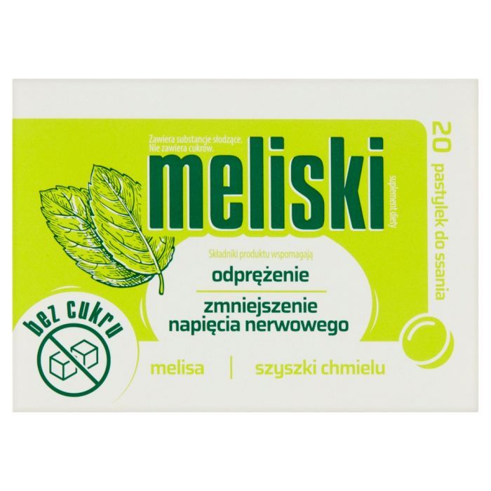 Meliski, pastylki do ssania, 20 szt. main product photo