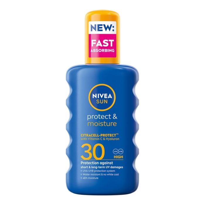 Nivea Sun Protect & Moisture, spray,naw.,d/opal,SPF30,200ml main product photo