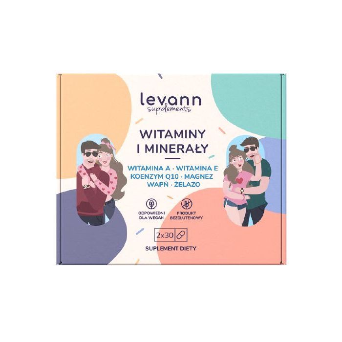 Levann "jA" Witaminy i Minerały, kapsułki, 30 szt. + 30 szt. main product photo
