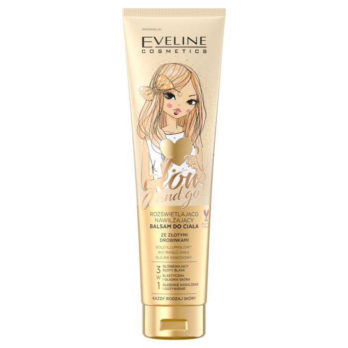 Eveline Glow and Go, balsam,rozswietlajaco-nawilzajacy,150ml main product photo