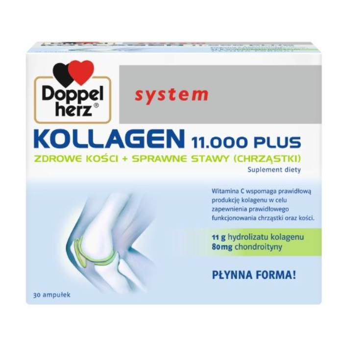 Doppelherz system Kollagen 11.000 PLUS, płyn, ampułki, 30 szt. x 25 ml main product photo