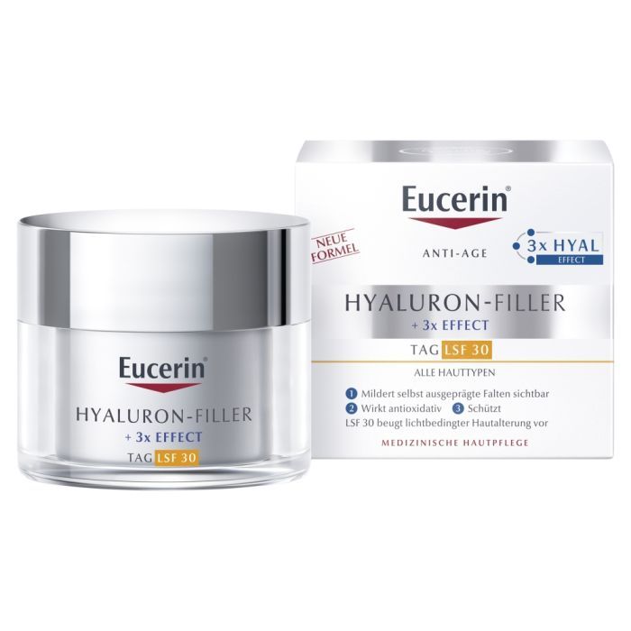 Eucerin Hyaluron Filler+3x Effect, krem,n/dz,SPF30, 50ml main product photo