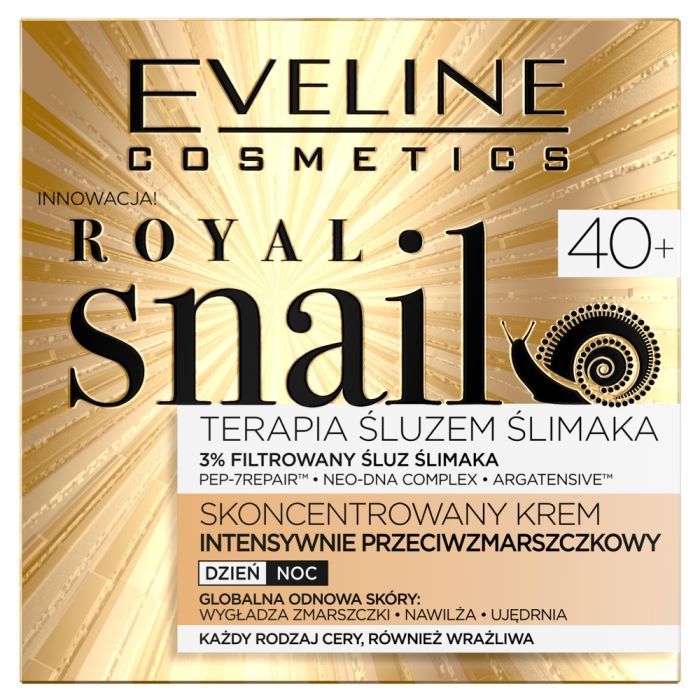 Eveline Royal Snail, krem,skonc,p/zmarszcz,dz,noc 40+, 50ml main product photo